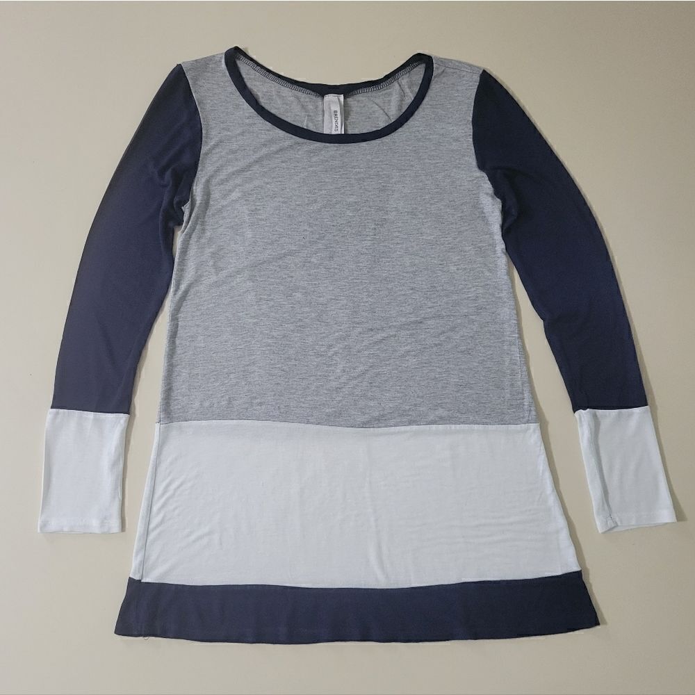 Brenda's Long Sleeve Colorblock Tunic Top